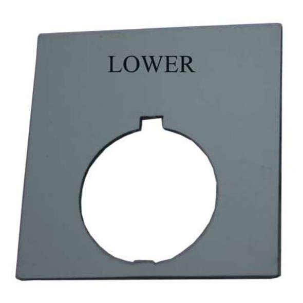 Eaton Legend Plate,Square,Lower,Black HT8SP23