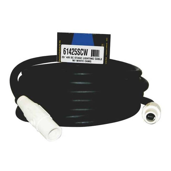 Southwire Cam Lock Extension Cord, Vinyl, 4/0 Wire 61425SCW
