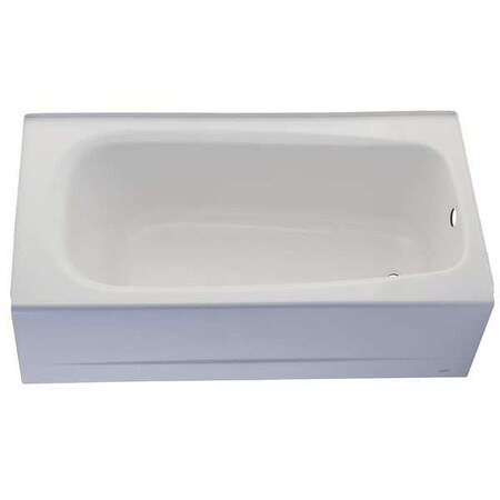 Soaking Tub, 60" L, 32" W, White, Americast(R), Left