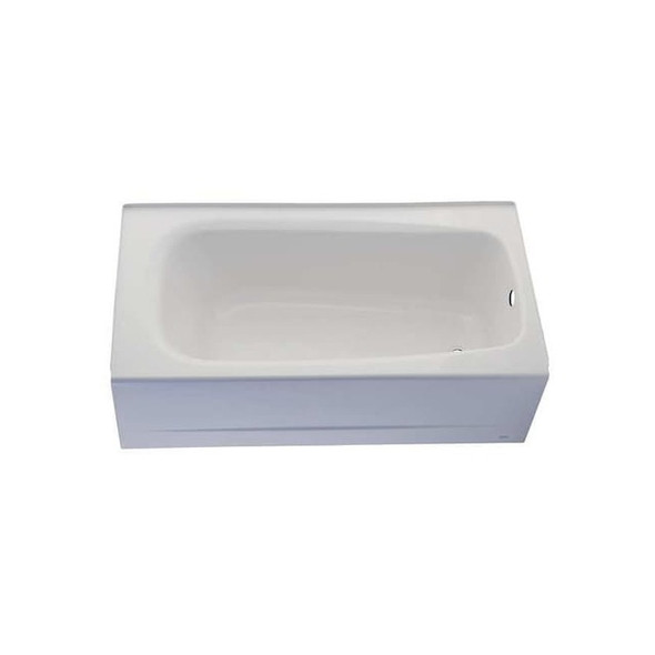 Soaking Tub, 60" L, 32" W, White, Americast(R), Left
