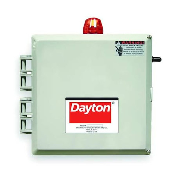 Dayton Motor/Pump Control Box, 120/208/240V 2PZG6