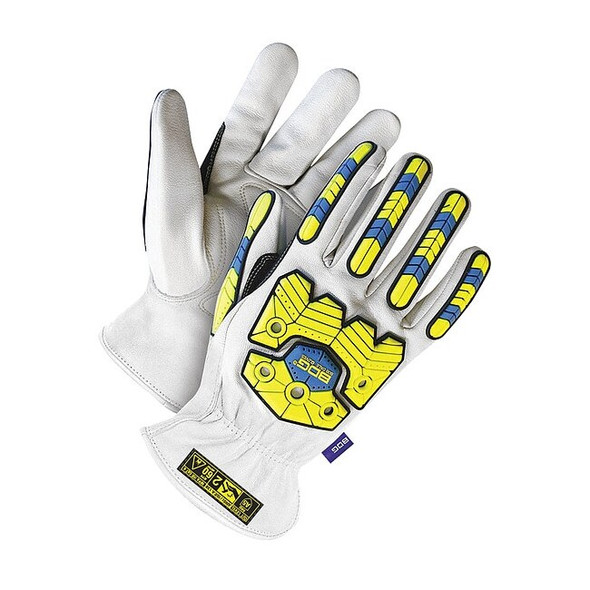 Bdg Cut-Resistant Leather Gloves, Cut Level A5 ,M 1 PR 20-1-10697-M