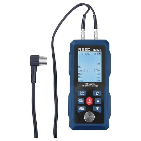 Reed Instruments Ultrasonic Thickness Gauge,3ft. R7920