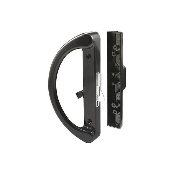 Primeline Tools Diecast Hook Latch Sliding Door Handle, Black (1 Set) C 1252