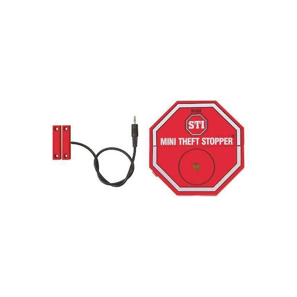 Protective Cabinet, ABS, Surface Mount, 3 1/2 in W x 3 1/2 in H x 1 in D, Red