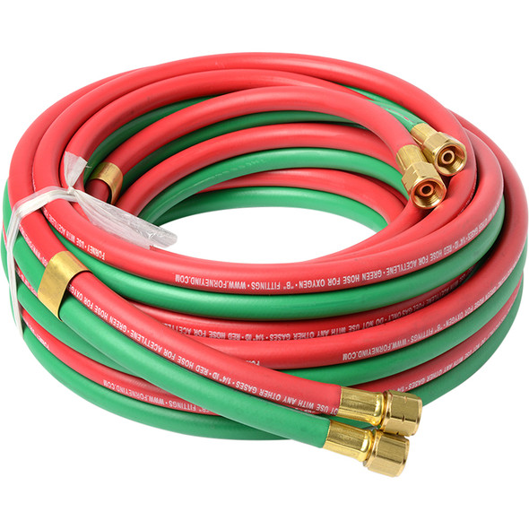 R-Grade Oxy-Acetylene Hose, 1/4 in x 25ft 86145