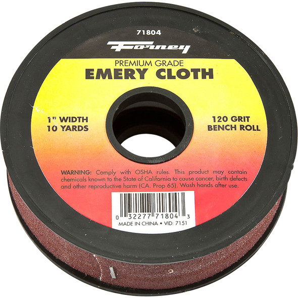 Emery Cloth Bench Roll, 120 Grit 71804