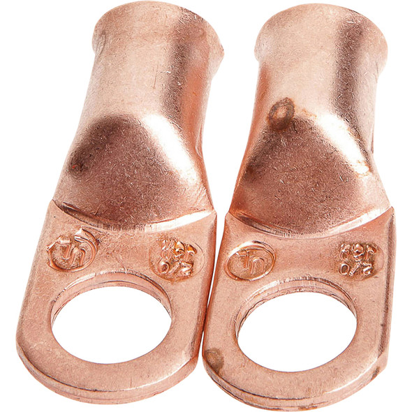 Lug for Number 2/0 Cable,1/2in Stud,Prem Copper 60099