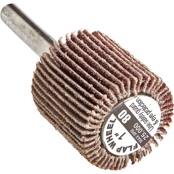 Flap Wheel, Shank Mounted, 1 in x 1 in 60191