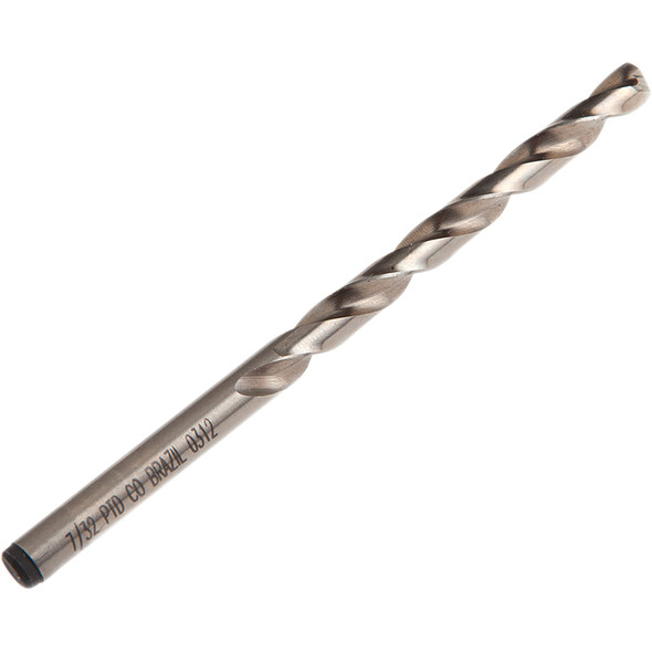 8% Cobalt Drill Bit, 135 DegreeSplit Point,7/32" 20049