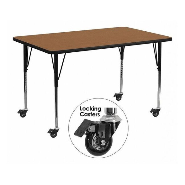 Rectangle Activity Table, Laminate, Wood Grain