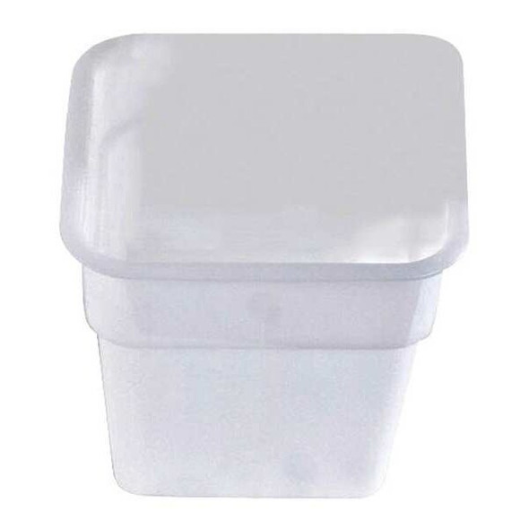 Crestware Stackable Food Storage Container, White, Polyethylene SQW6
