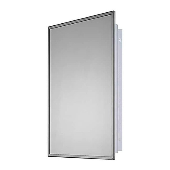 Ketcham 16" x 26" Builders Grade Recessed Deep Drawn SS Framed Cabinet 675