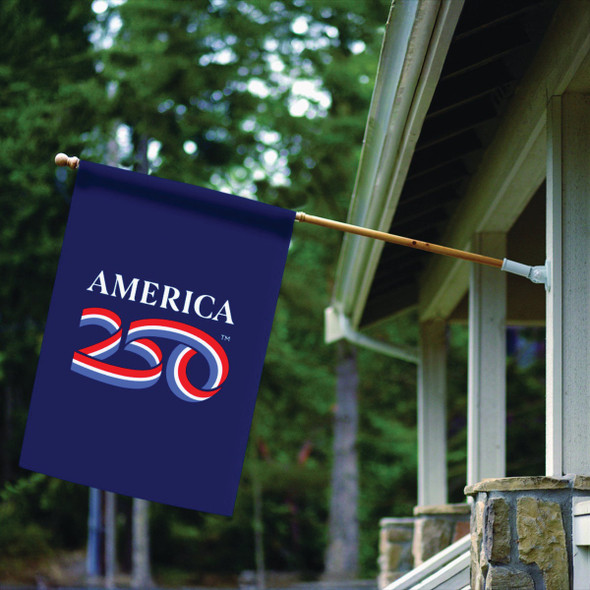 Valley Forge 28 In. x 40 In. Polyester America 250 House Flag HFA2502840 853869