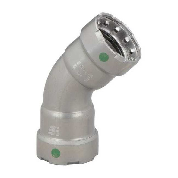 Viega Elbow, Steel, Press-fit 2", Press-fit 2" 25255
