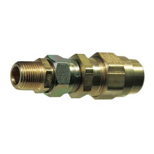 Tramec Air Brake Fitting, 225psi, Brass, 1/4InPipe 7726293