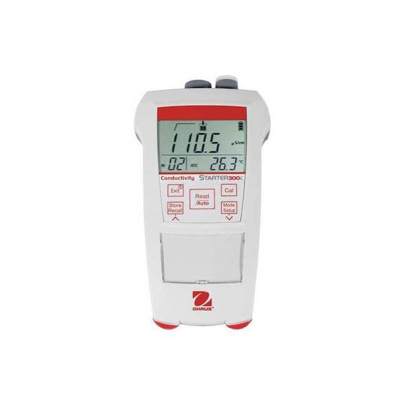 Ohaus Conductivity Meter,90 mm W,35 mm H ST300C-B
