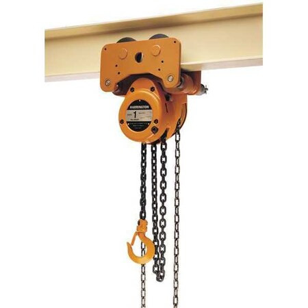 Harrington Hoist/Trolley, 4000lb, 10ftLift G-NTH020-10