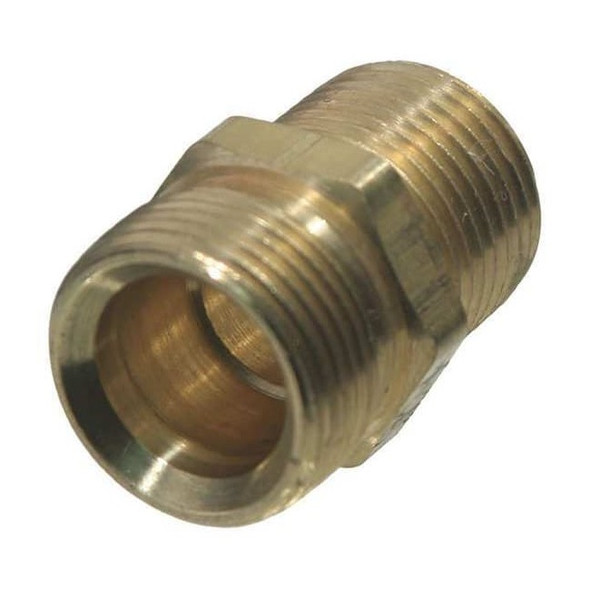Tramec Strt, Brass, Comp. 3/8 in, MNPT 3/8 in A64