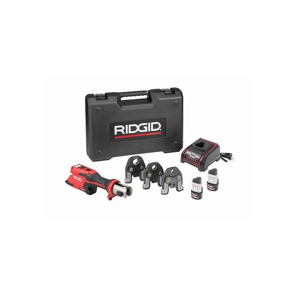 Ridgid RP 251 Compact Cordless Press Tool Kit, For 1/2 in to 1-1/2 in 12 V 78158