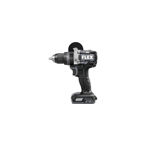 Flex 1 to 2"" Hammer Drill Driver Bare Tool w/ Turbo Mode 2 Speed 24V