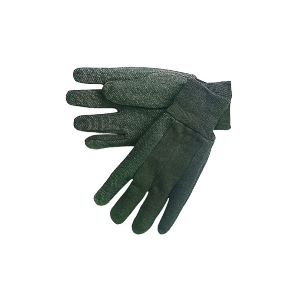 Dotted-Palm Cotton Jersey Gloves, Large Pack of 12