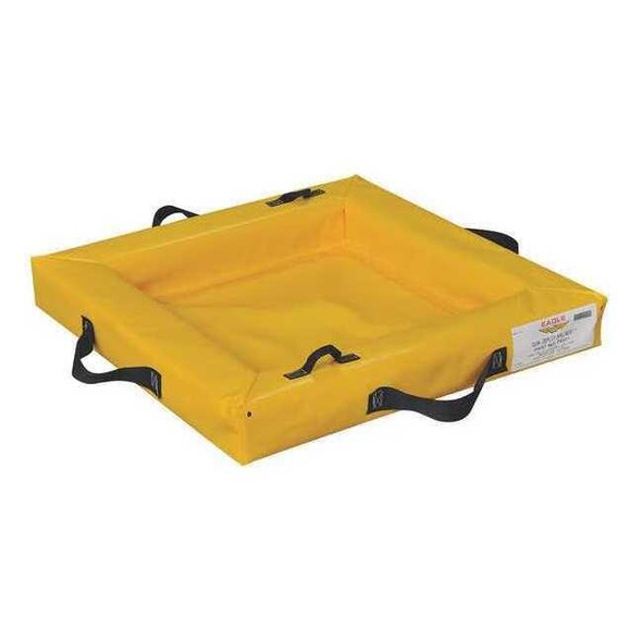 Spill Containment Tray, 10 gal Spill Capacity, 10 gal Load Capacity, PVC