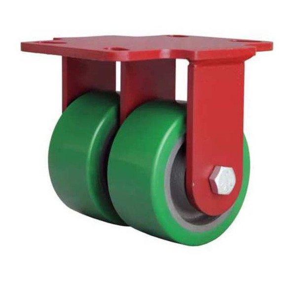 Hamilton Dual Whl Castr,Polyurthan,4 in.,1500 lb. R-HS2-4DB