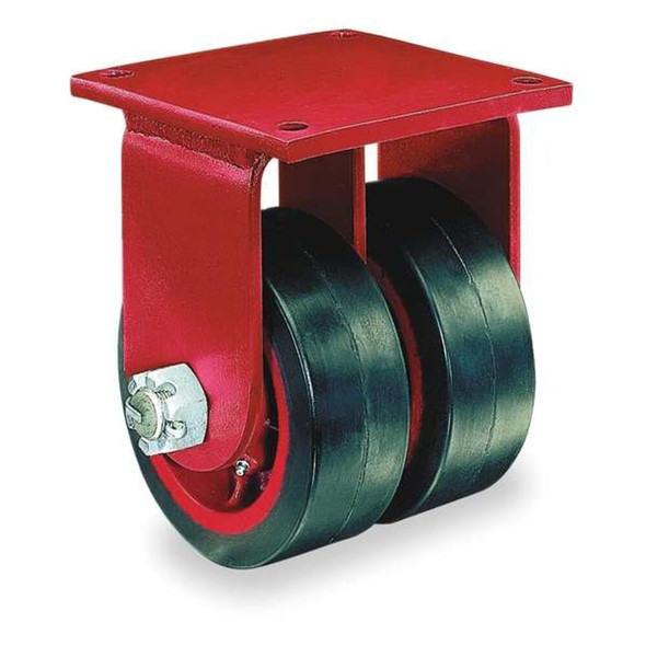 Hamilton Dual Whl Castr,Polyurthan,4 in.,1500 lb. R-HS2-4DB