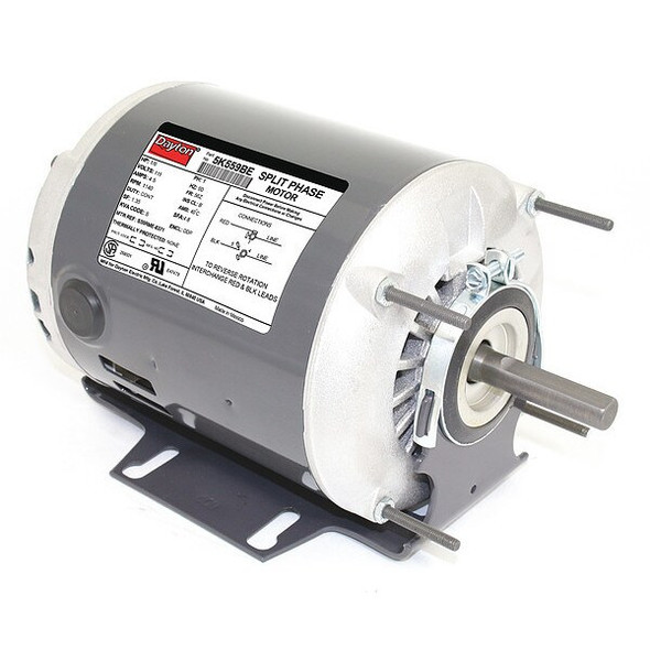 Dayton GP Mtr,Split Ph,ODP,1/6 HP,1140 rpm,56Z 5K559