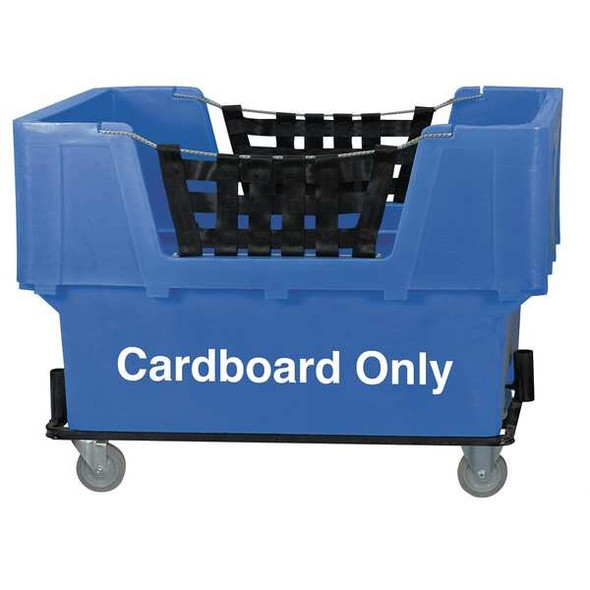 Matl Handling Cart,Cardboard Only,Blue