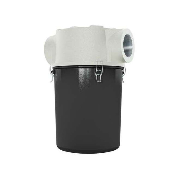 Solberg Vacuum Filter,4 In FNPT,5 Micron,520 CFM CT-235P-400C