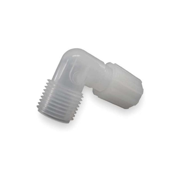 Parker Elbow, PFA, MNPT 3/8 in, Tube 1/2 in FAME-86