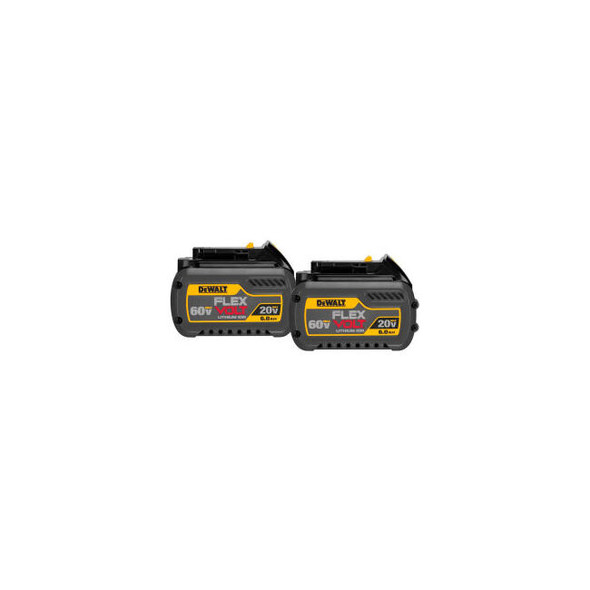 DeWalt DCB606-2 20/60V Li-Ion Flexvolt Battery 6Ah Extended Capacity 2Pk