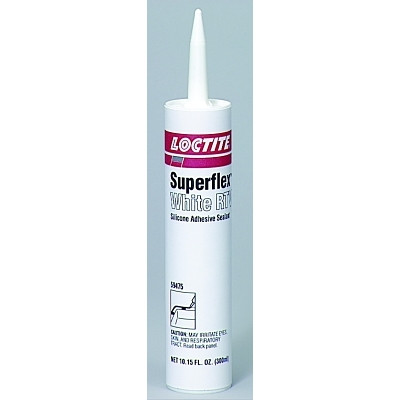Superflex RTV, Silicone Adhesive Sealants, 300 mL Cartridge, White