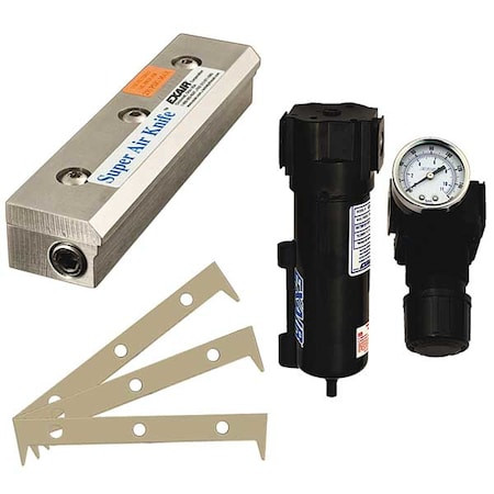 Exair Air Knife Kit,1/4 In NPT,24 In L,SS 110224SS