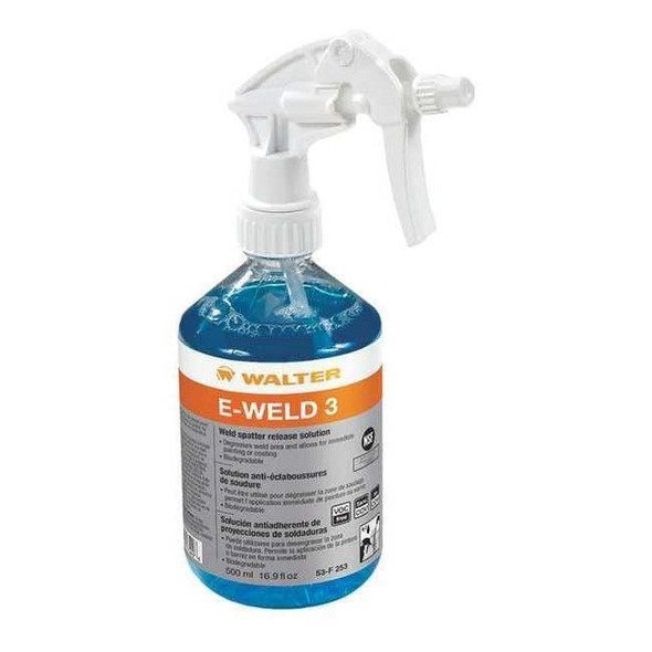 Walter E-WELD 3 High Temp Anti-Spatter Solution, Trigger Spray, 16.9 oz. 53F253