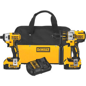 DeWALT DCK299M2 20V MAX XR Li-Ion Brushless Premium Hammer Drill & Impact Driver