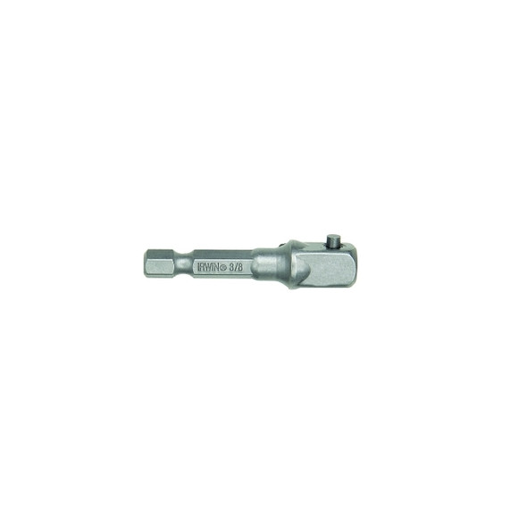 3/8 in Square Drive Socket Adapter, 2 in L, Ball Lock Pack of 10