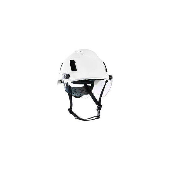 Jackson Safety XS2-550V Type 2+ Vented Safety Helmet w/ Flip-Up Visor 6-Pt. Susp