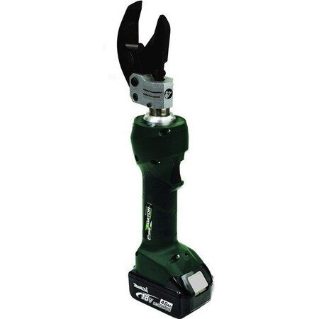Greenlee Cordless Cable Cutter, 18 V DC, Li-Ion Battery, Gator Series ES32FLX11