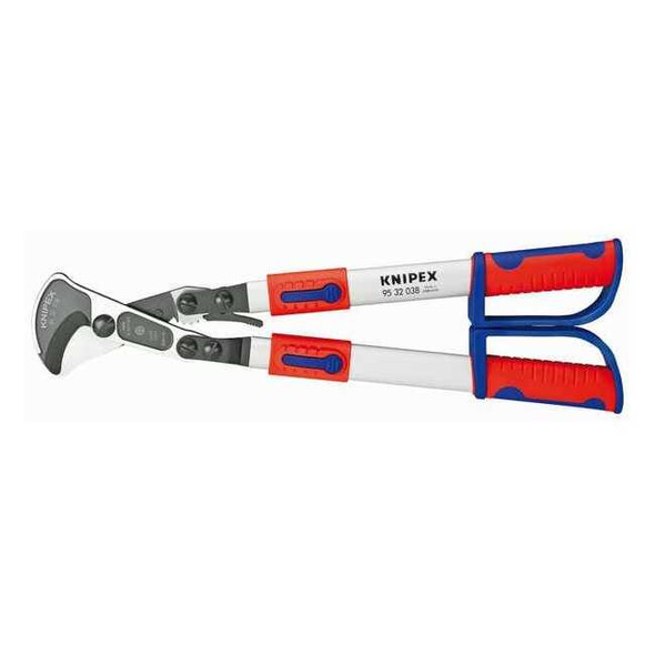 Knipex Ratchet Cable Cutter,Center Cut,22 In 95 32 038