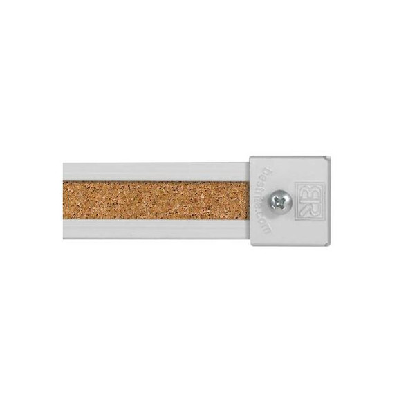 Best-Rite Map Rail,Cork,96 In Wide,PK7 522H