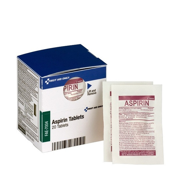 Aspirin Tablets, 2 Pkg/10 Each