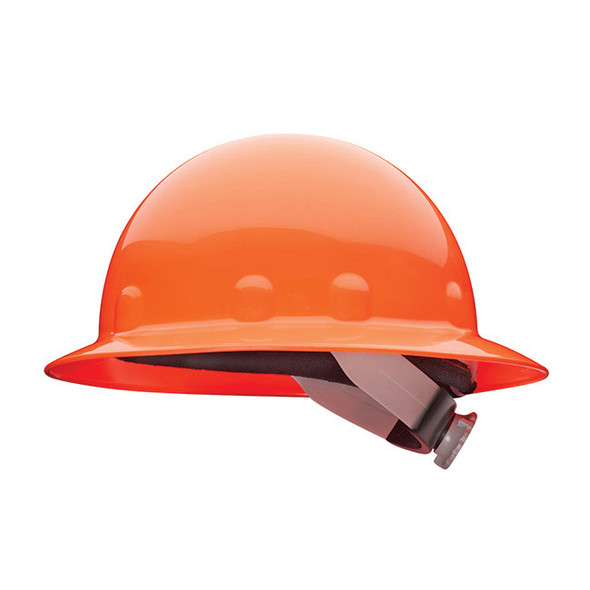 Honeywell Fibre-Metal® E-1 Full-Brim Hat, Hi-Vis Orange, 1/Each