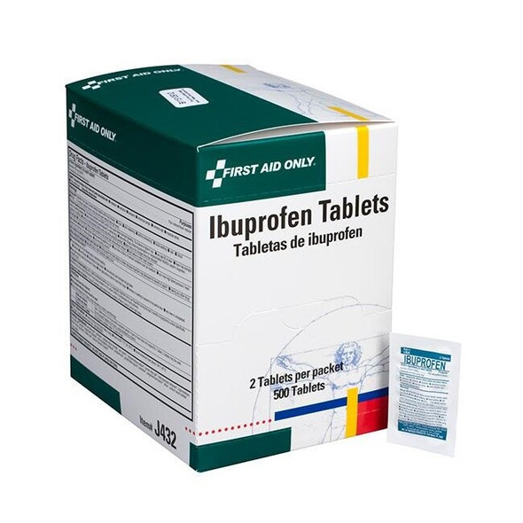 Ibuprofen Tablets, 2 Pkg/250 Each
