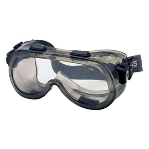 MCR Safety® Verdict® Goggles, Foam Lined, Smoke Body, Clear Lens, 1/Each