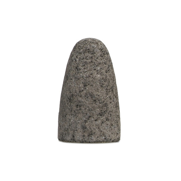 Type 16 Gemini Cone, 2 in D, 3 in Thick, 5/8 in Arbor, 24 Grit Aluminum Oxide Pack of 10
