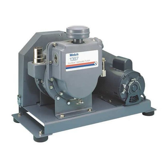 Welch Vacuum Pump, 1 hp, 1 Phase, 115/230V AC 1397B-46