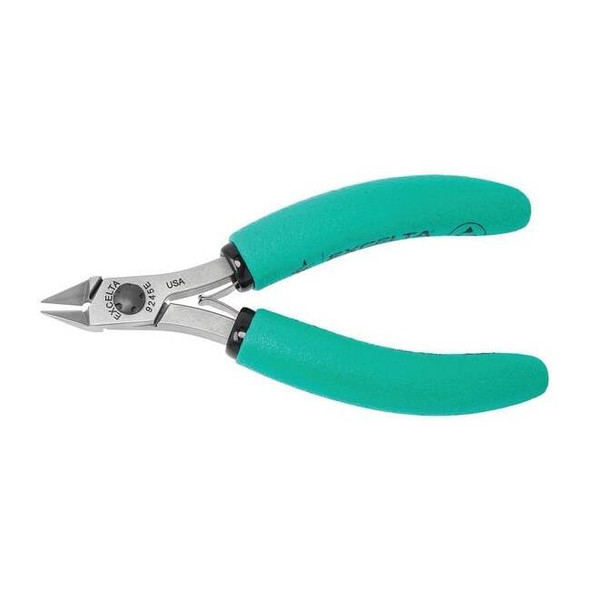 Excelta 4 1/2 in Diagonal Cutting Plier Flush Cut Uninsulated 9245E